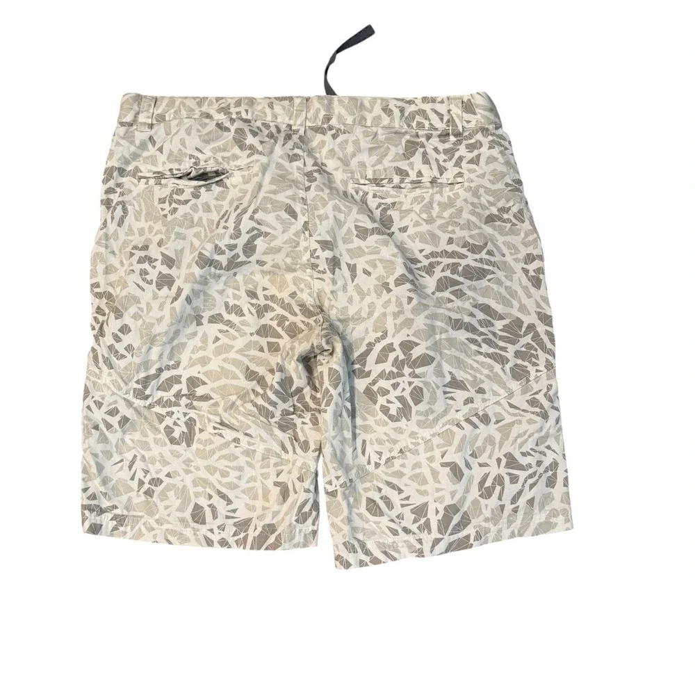 Jordan Shorts Mens 36 Grey Geometric Print Jumpman Logo Casual Streetwear
